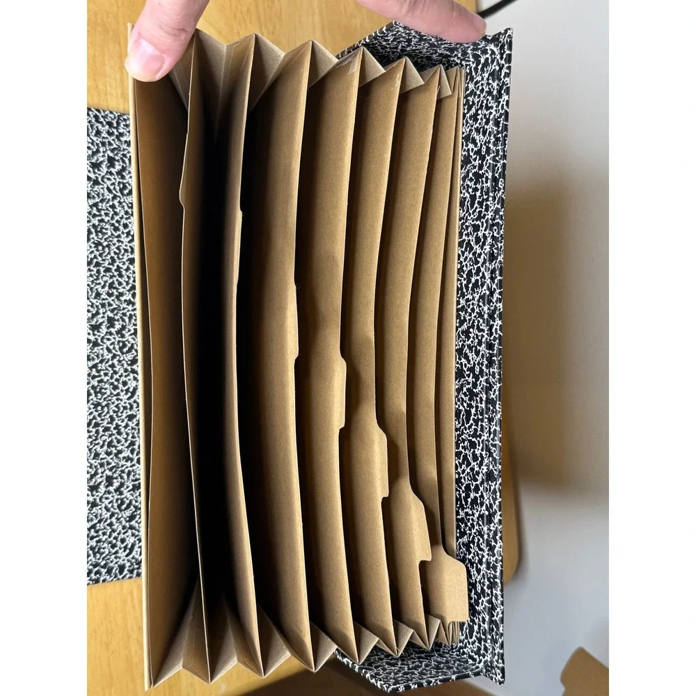 Hearth‎ & Hand Magnolia Composition Expanding File Folder Green Volume 1 Snap